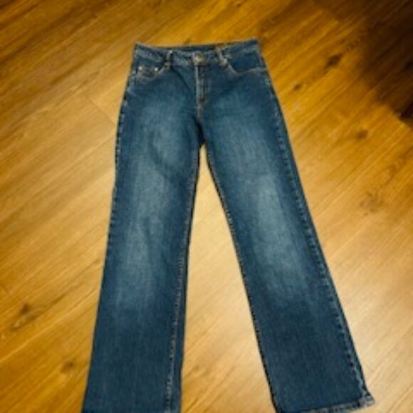 1990s Women's Lawman High-Waisted Boot Cut Jean Sz. 7/8 - Picture 2 of 11